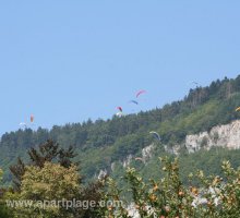 Paragliging at Talloires, Lake Annecy