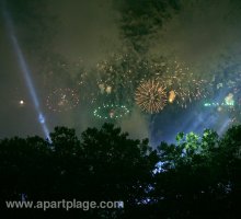 Annual fireworks festival every August,  Lake Annecy