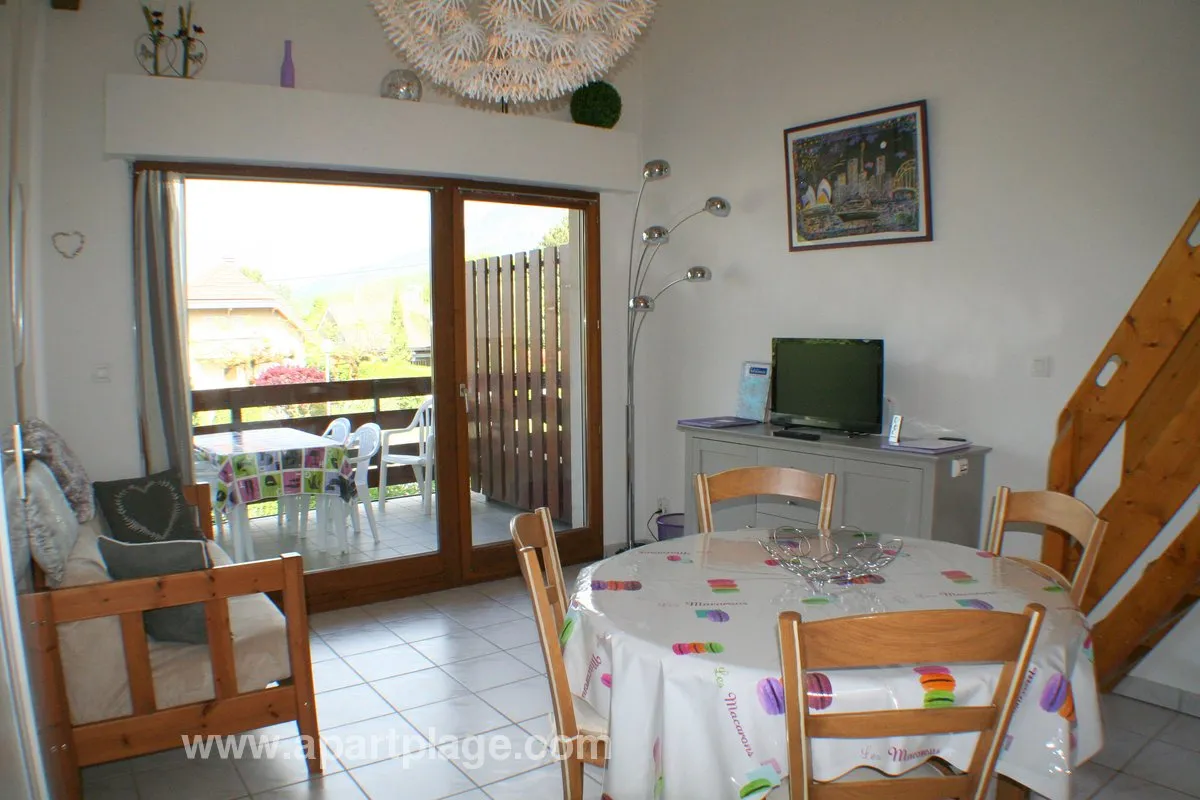 Living room and large balcony