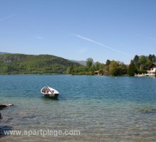 Rowing boat at Angon, Lake Annecy