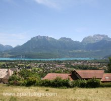 Vue du Lac d'Annecy depuis les hauteurs de Saint-Jorioz