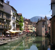 Canal restaurants, Annecy