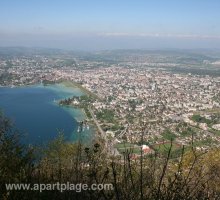 View of Annecy from Mont Veyrier