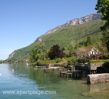 Un pieds dans l'eau, Veyrier, Lac d'Annecy