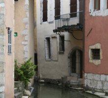 La rivière Thiou, Annecy