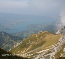 Trois heures pour arriver au sommet de la Tournette, Lac d'Annecy