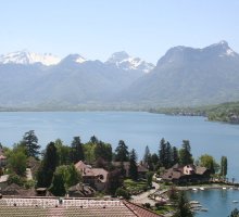 View of Lake Annecy from Talloires