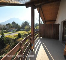 View of Les Dents de Lanfon from balcony, apartplage