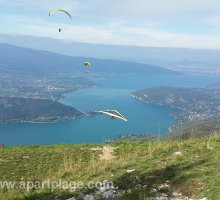 Busy launch day at Col de la Forclaz