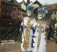 Le carnaval Vénitien, la vieille ville Annecy, Place Saint-François de sales, Annecy