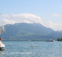 Annecy beach slide